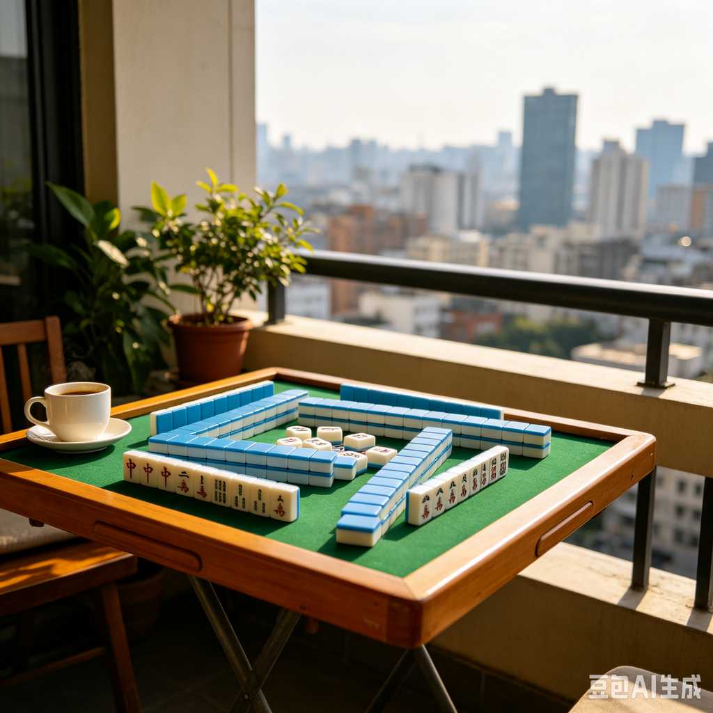 premium resin mahjong game set