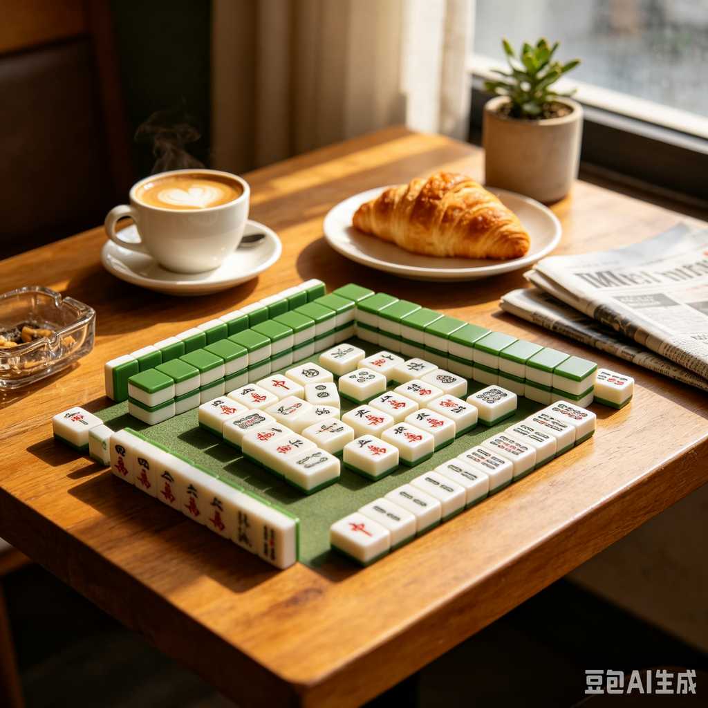 simulated ivory mahjong set