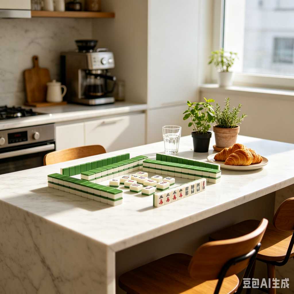 blue mahjong tiles
