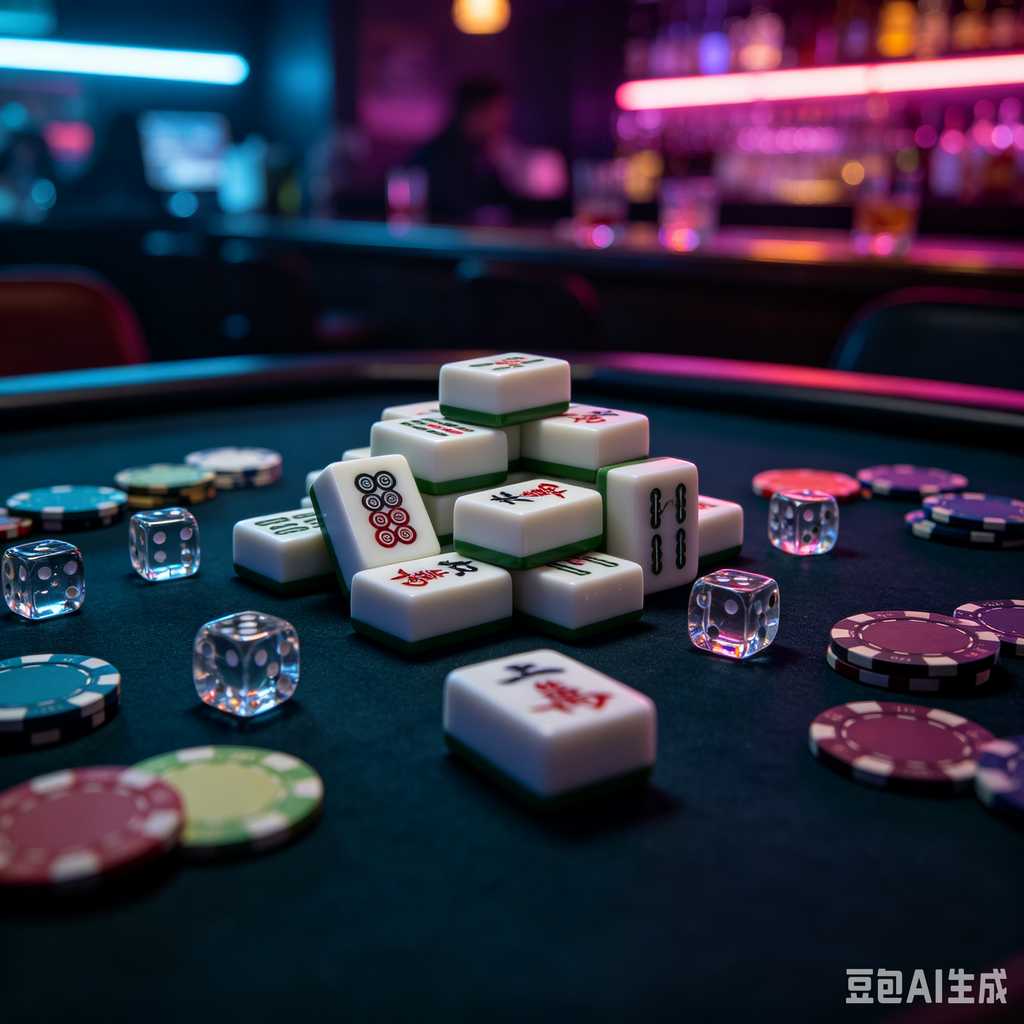 vivid color print mahjong set