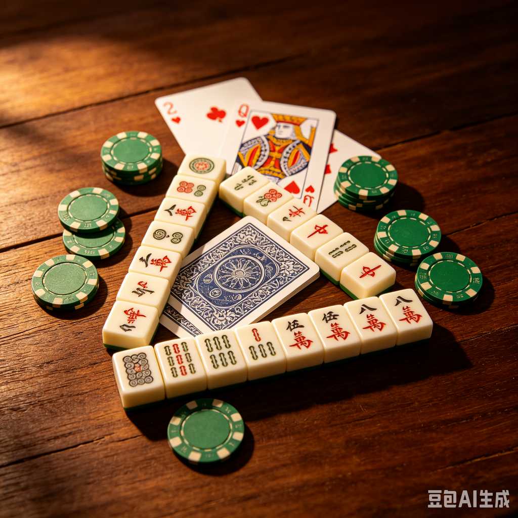 small portable mahjong set