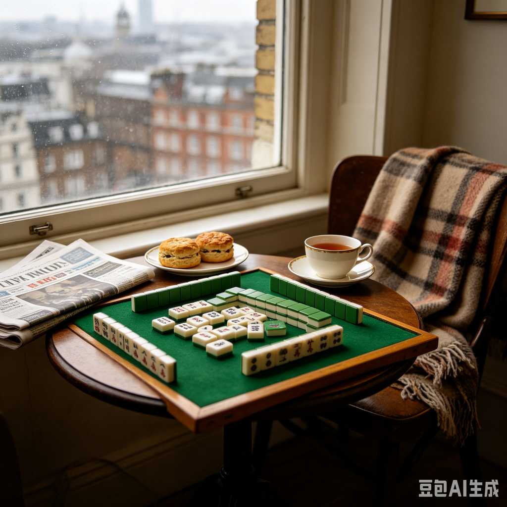 camping leisure mahjong set